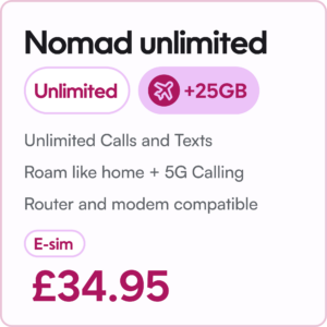 Unlimited Data Calls and Texts esim