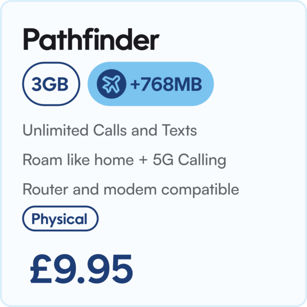 3GB Data Unlimited Calls and Texts