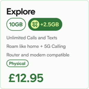 10GB Data Unlimited Calls and Texts