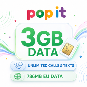 3GB Data Unlimited Calls and Texts